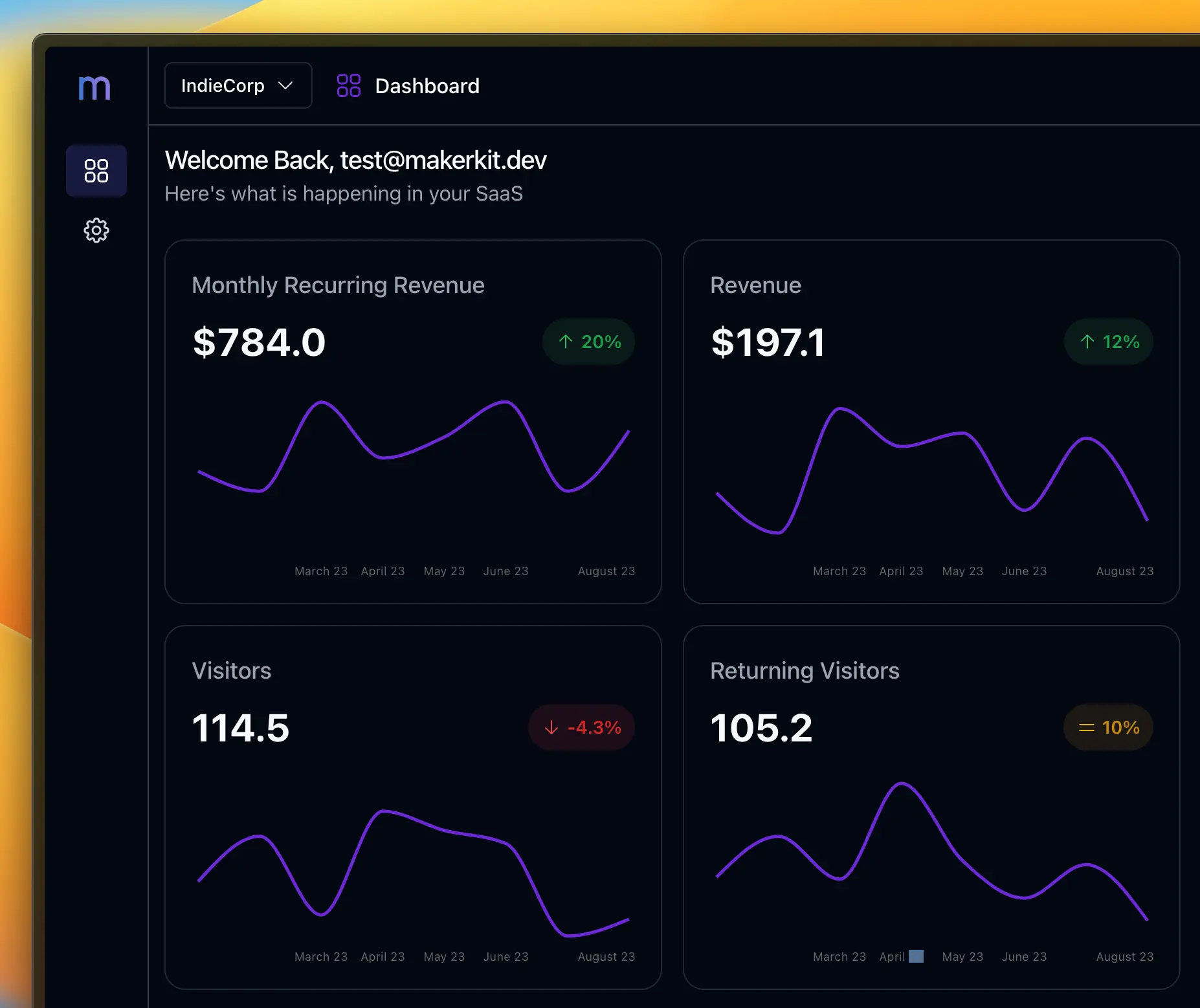 GreenerGPT dashboard